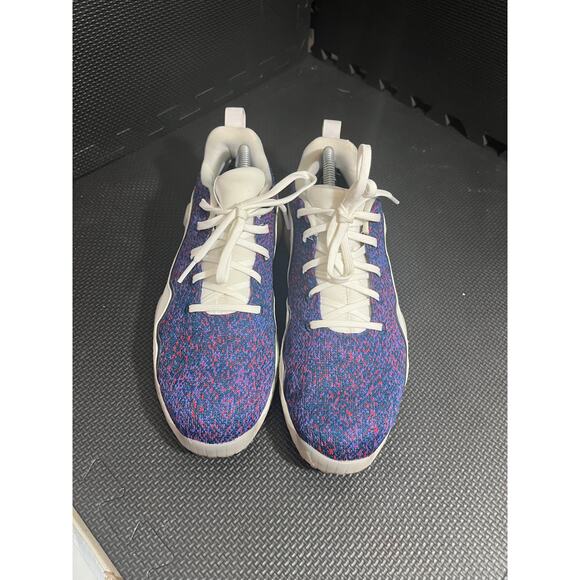 Womens Adidas CODECHAOS 21 Primeblue Golf Shoes White/Marine/Scarlet Sz 10 - Picture 2 of 7